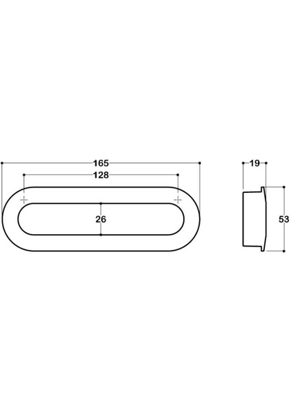 7471 Saten Renkli Gömme Kulp 128 mm fiyatları