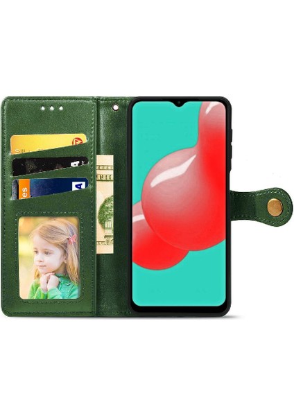 Samsung Galaxy A32 4g Cüzdan Fonksiyonu Için Kılıf Kapak Çevirin Deri Kılıf (Yurt Dışından)