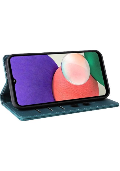 Samsung Galaxy A22 5g Deri Kılıf Için Flip Case Basit Iş Çevirme (Yurt Dışından) modelleri