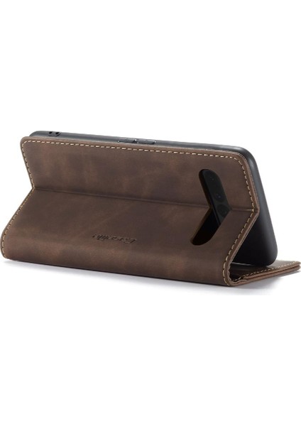 Google Piksel 7 Pro Için Flip Case Vintage Pu Deri Cüzdan Kılıf Kart Yuvası (Yurt Dışından)