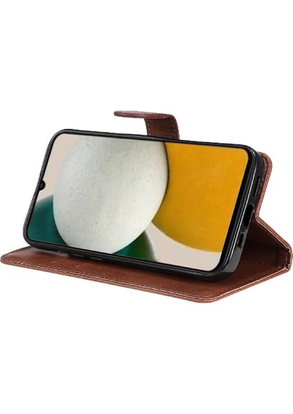 Samsung Galaxy A05S Yüksek Kalite Deri Iş Cüzdan Için Flip Case (Yurt Dışından)