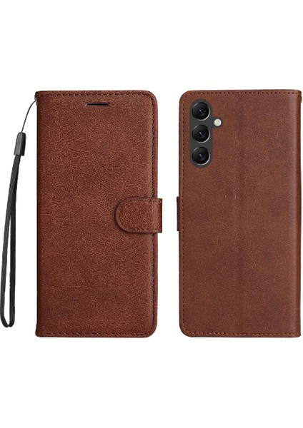 Samsung Galaxy A05S Yüksek Kalite Deri Iş Cüzdan Için Flip Case (Yurt Dışından)