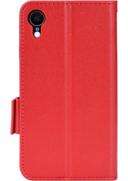 Iphone Xr Için Kılıf Manyetik Kart Yuvaları Tutucu Yan Toka Cüzdan Pu Deri (Yurt Dışından)
