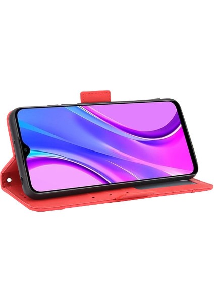 Xiaomi Redmi 9c Için Kılıf Ayarlanabilir Ayrılabilir Kart Tutucu Manyetik Kapatma Deri Cüzdan Kapak (Yurt Dışından) modelleri