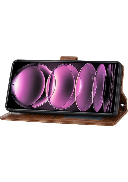 Xiaomi Redmi Not 12 Için Flip Case 5g Kart Tutucu Pu Deri Kayış (Yurt Dışından)