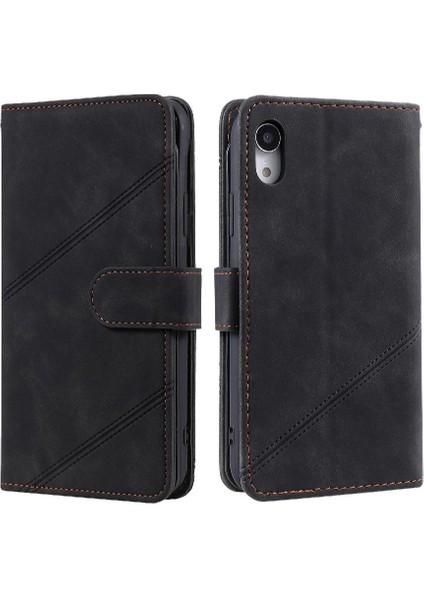 IPhone Xr Kart Tutucu Kickstand Pu Deri Cüzdan Flip Folio (Yurt Dışından)