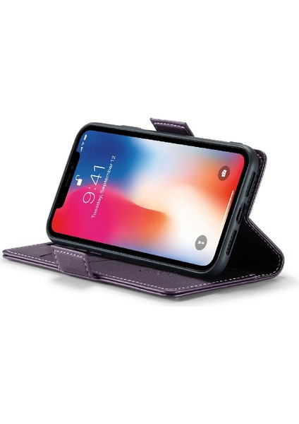IPhone Xs Max Cüzdan Durumda Anti Dolandırıcılık Kart Yuvası Kickstand (Yurt Dışından)