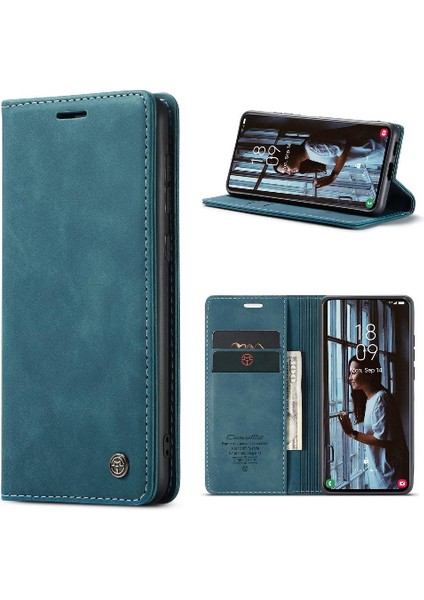 Samsung Galaxy S21 Artı Kılıf Kart Yuvası Için Flip Case Kickstand Flip Folio (Yurt Dışından)