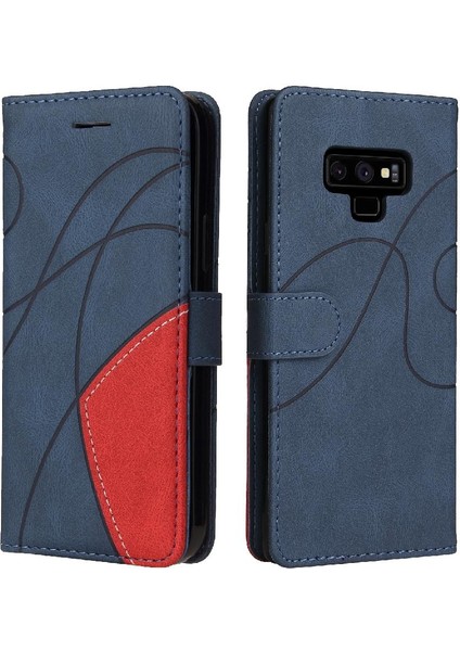 Samsung Galaxy Not 9 Iki Renkli Dikiş Kickstand Koruyucu Kılıf (Yurt Dışından)
