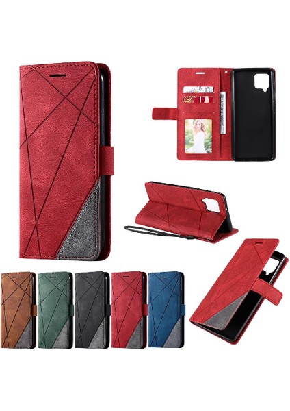 Samsung Galaxy Case 5g Darbeye Dayanıklı Manyetik Kart Tutucu Kickstand (Yurt Dışından)