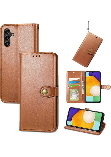 Samsung Galaxy A13 5g Flip Kapak Zarif Iş Moda Kılıf (Yurt Dışından)