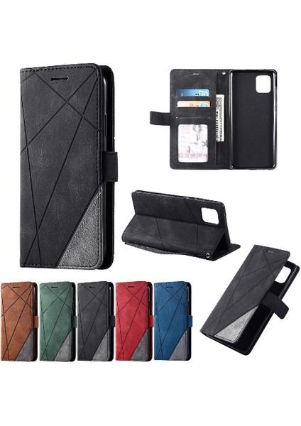 Samsung Galaxy Not 10 Lite Için Kılıf Cüzdan Flip Folio Manyetik Pu Deri (Yurt Dışından)