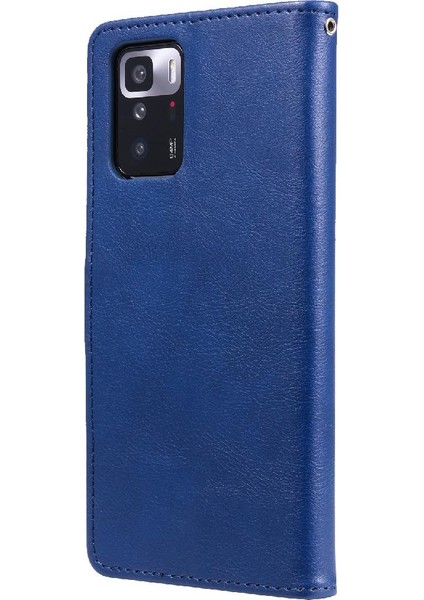Xiaomi Redmi Not 10 Pro 5g Için Flip Case Iş Cüzdan Telefon Kılıfı ile (Yurt Dışından)
