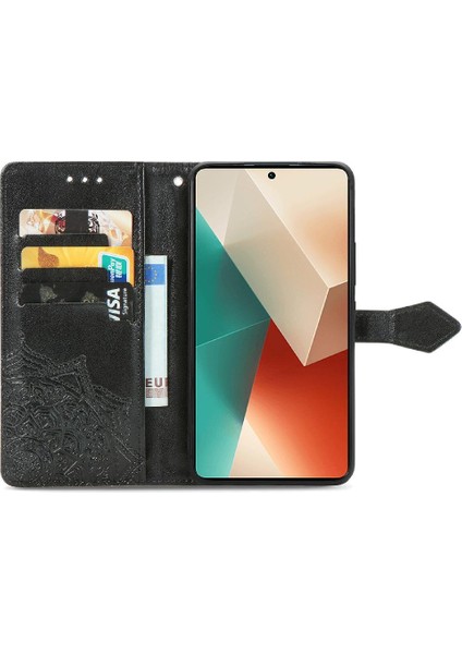 Xiaomi Redmi Not 13 Için Kılıf 5g Kapak Çevirin Darbeye Zarif Desen (Yurt Dışından)