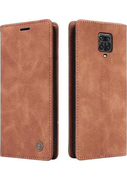 Xiaomi Redmi Not 9s Için Flip Case Darbeye Deri Kılıf Kapak Çevirin (Yurt Dışından)