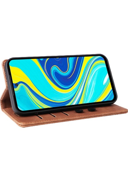 Xiaomi Redmi Not 9s Için Flip Case Darbeye Deri Kılıf Kapak Çevirin (Yurt Dışından) modelleri