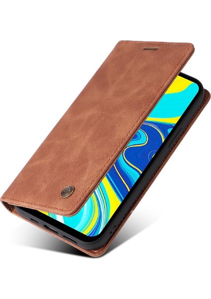 Xiaomi Redmi Not 9s Için Flip Case Darbeye Deri Kılıf Kapak Çevirin (Yurt Dışından) fırsatları