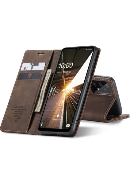 Samsung Galaxy A32 5g Flip Folio Kitap Manyetik Kapatma Pu Için Flip Case (Yurt Dışından)