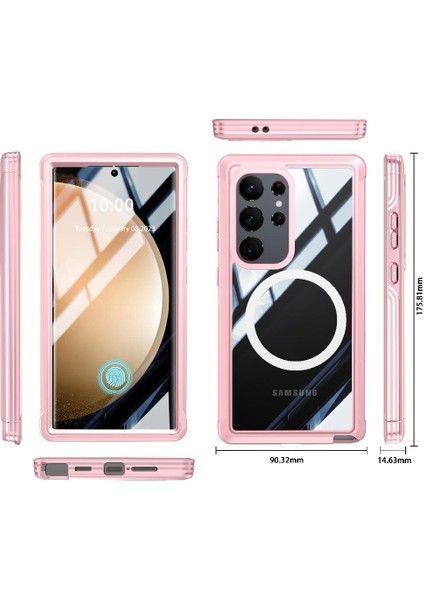 Samsung Galaxy S24 Ultra 360 Için Miracase Manyetik Kılıf Her Şey Dahil ve (Yurt Dışından)