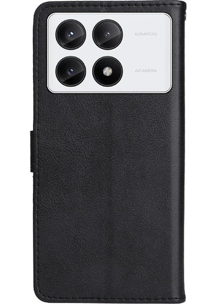 Xiaomi Poco X6 Pro 5g Için Flip Case Klasik Düz Renk Yüksek Kaliteli Telefon Kılıfı (Yurt Dışından)