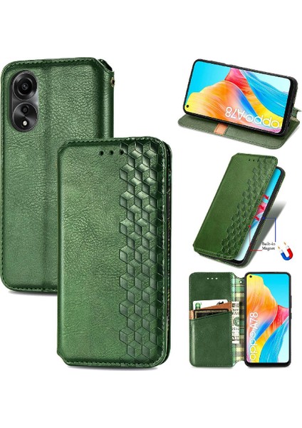 Oppo A78 4g Cüzdan Fonksiyonu Için Kılıf Deri Kılıf Zarif Iş Çevirme (Yurt Dışından) indirimleri