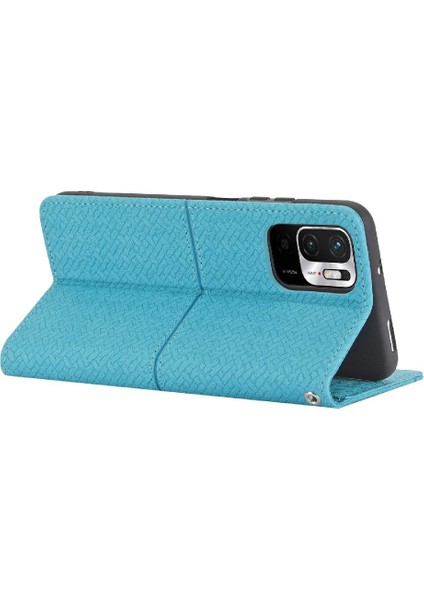 Xiaomi Redmi Not 10 Için Kılıf 5g Pu Deri Kapak El Cüzdan Flip Folio (Yurt Dışından)