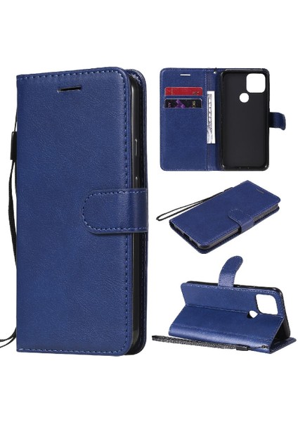 Google Piksel 5 Iş Cüzdan Telefon Kılıfı Için Flip Case Klasik Katı Yüksek (Yurt Dışından)
