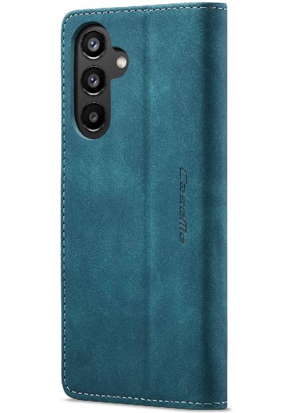 Samsung Galaxy A34 5g Için Flip Case Vintage Pu Deri Cüzdan Kılıf Kartı (Yurt Dışından)
