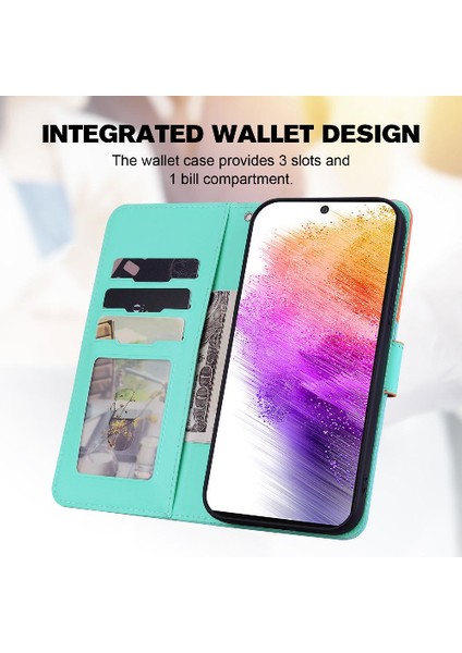 Samsung Galaxy A73 5g Darbeye Kapak Kapak Kılıf Cüzdan (Yurt Dışından)