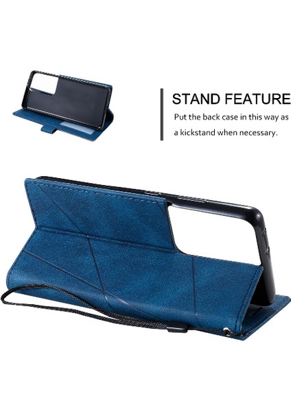 Samsung Galaxy S21 Ultra Darbeye Pu Deri Manyetik Kart Flip Case (Yurt Dışından) indirimleri