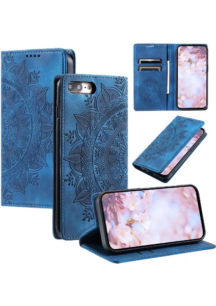 IPhone 6 Için Kılıf Artı/6s Artı Pu Deri Yan Toka Kart Ekleme (Yurt Dışından)