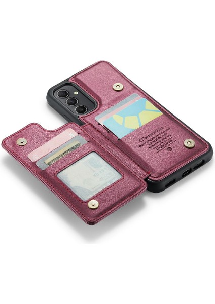 Samsung Galaxy A54 5g Rfıd Engelleme Kart Tutucu Pu Için Caseme Cüzdan Kılıf (Yurt Dışından)