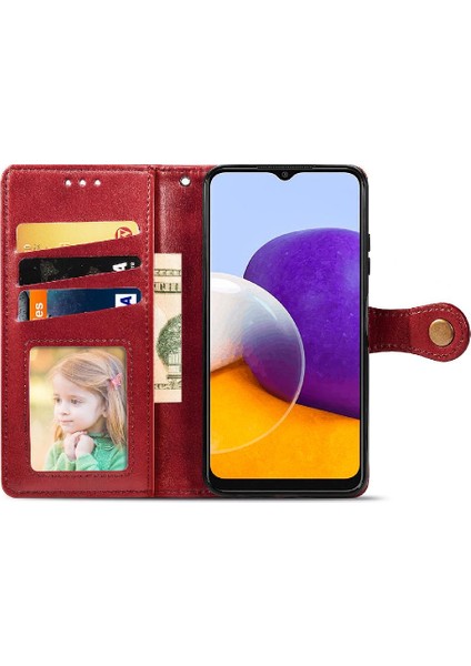Samsung Galaxy A22 5g Için Kılıf Kapak Çevirin Moda Tasarımı Zarif Deri (Yurt Dışından) modelleri