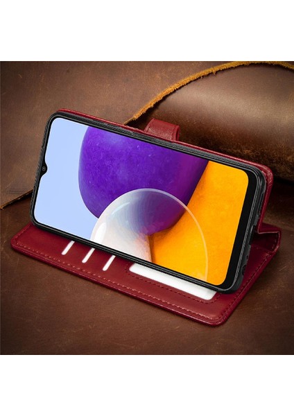 Samsung Galaxy A22 5g Için Kılıf Kapak Çevirin Moda Tasarımı Zarif Deri (Yurt Dışından) indirimleri