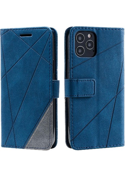 IPhone 12 Için Kılıf Pro Max Kart Tutucu Kickstand Cüzdan Flip Folio Pu (Yurt Dışından)