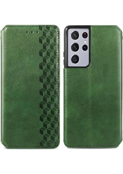 Samsung Galaxy S21 Ultra Zarif Iş Cüzdan Fonksiyonu Için Kılıf Çevirin (Yurt Dışından) modelleri