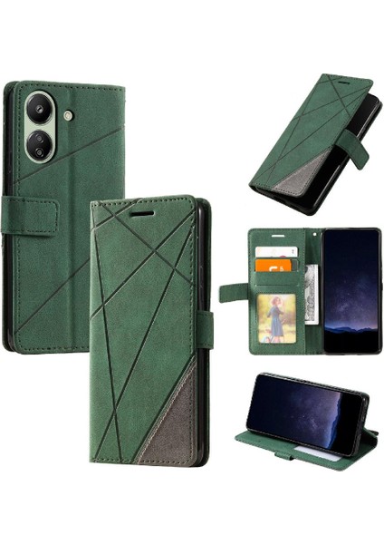 Xiaomi Redmi 13C Için Kılıf Cüzdan Flip Folio Darbeye Pu Deri Manyetik (Yurt Dışından) indirimleri