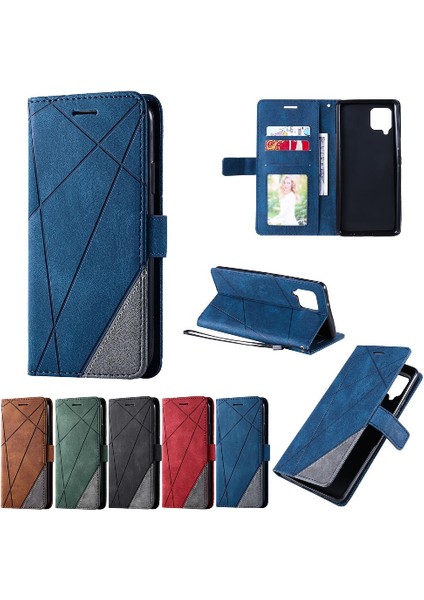 Samsung Galaxy Case 5g Darbeye Dayanıklı Manyetik Kart Tutucu Kickstand (Yurt Dışından)