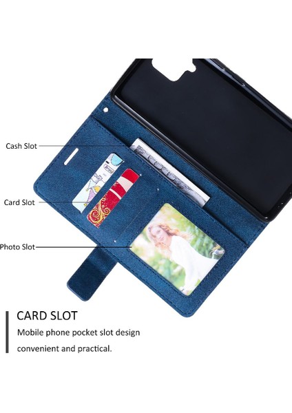 Samsung Galaxy Case 5g Darbeye Dayanıklı Manyetik Kart Tutucu Kickstand (Yurt Dışından)