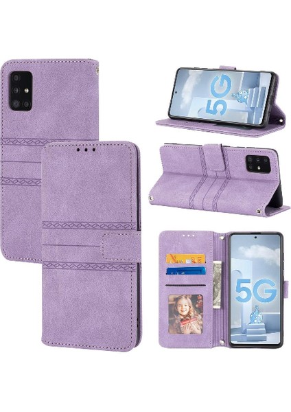 Samsung Galaxy A71 4g Manyetik Kapatma Için Flip Case Darbeye Koruyucu (Yurt Dışından)