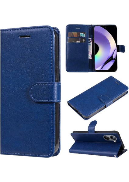 Realme 10 Pro 5g Için Flip Case Yüksek Kaliteli Deri Iş Cüzdan Telefon (Yurt Dışından)
