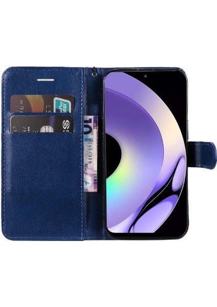 Realme 10 Pro 5g Için Flip Case Yüksek Kaliteli Deri Iş Cüzdan Telefon (Yurt Dışından)
