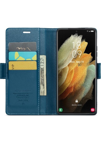 Samsung Galaxy S21 Ultra Kickstand Cüzdan Kılıf Darbeye Dayanıklı (Yurt Dışından) fiyatları