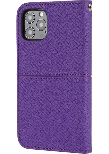 IPhone 12 Için Kılıf Pro Max Flip Folio Kitap El Cüzdan Pu Deri Kapak (Yurt Dışından)
