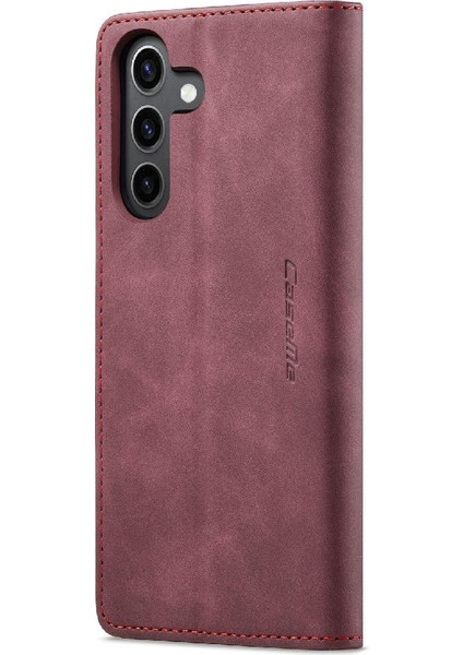 Samsung Galaxy S24 Artı Manyetik Kapatma Darbeye Vintage Için Flip Case (Yurt Dışından)