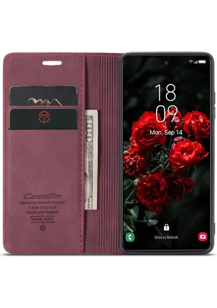 Samsung Galaxy S24 Artı Manyetik Kapatma Darbeye Vintage Için Flip Case (Yurt Dışından)