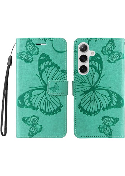 Samsung Galaxy S24 Darbeye Kapak Manyetik Kapak Kart Yuvası ile (Yurt Dışından)