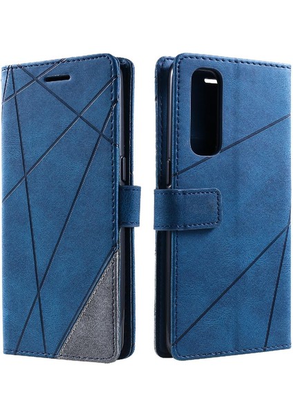 Oppo Oppo 4 Pro 4g Pu Deri Darbeye Dayanıklı Manyetik Kart Tutucu Için Kılıf (Yurt Dışından)