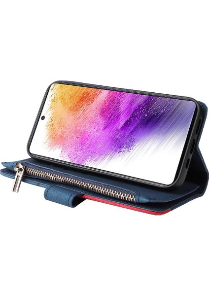 Samsung Galaxy A73 5g Fermuar Cüzdan Tarzı Kickstand Koruyucu Kılıf (Yurt Dışından)