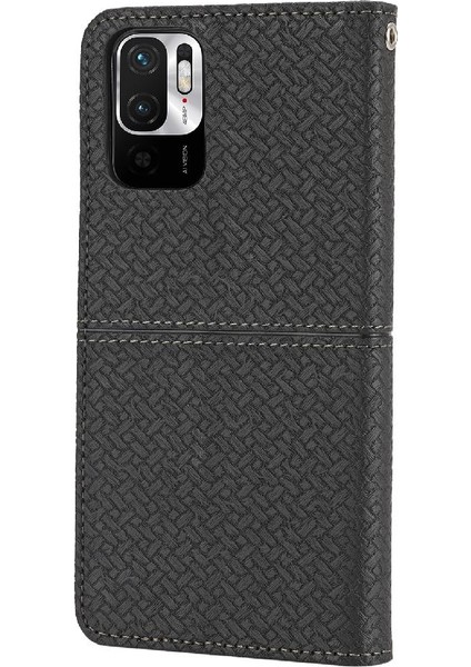 Xiaomi Redmi Için Not 10 4g El Cüzdan Pu Deri Kapak Kredi Kartı (Yurt Dışından)